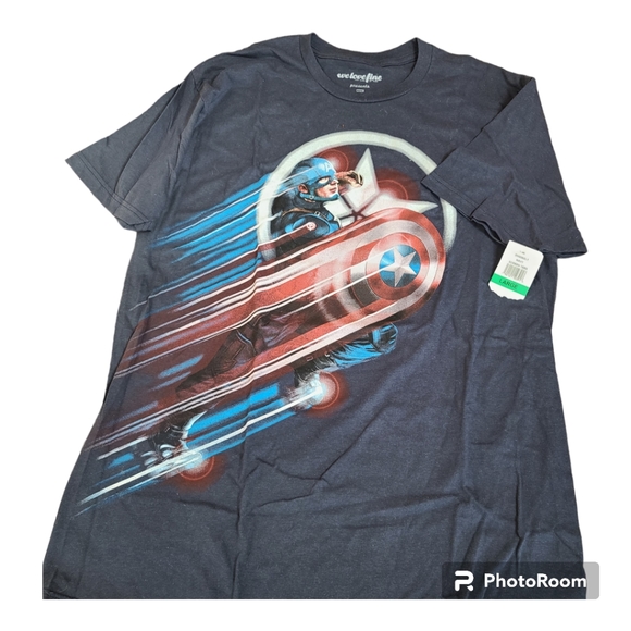 Marvel Other - Men's L NWT Marvel Captain America Civil War Short Sleeved T-Shirt